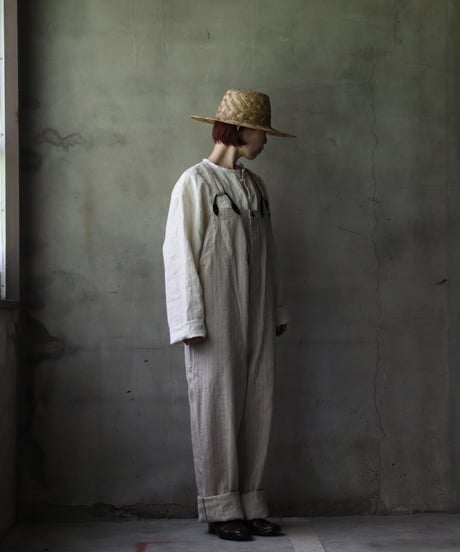 klauseクロイゼ / Overalls C/L Stripeオーバーオール/ kla-25006