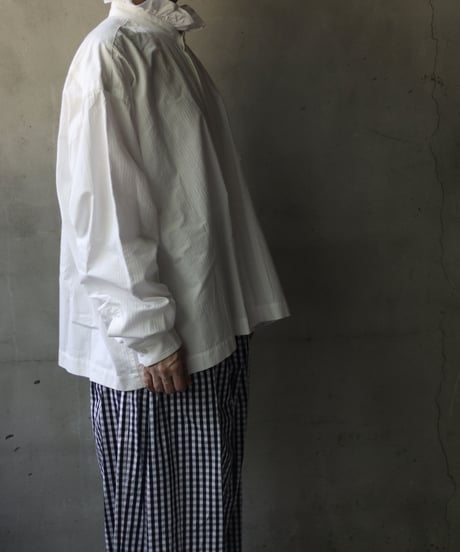 NATIVE VILLAGE ネイティブヴィレッジ / Cotton.Hフリルスタンドオーバーシャツ / na-23018