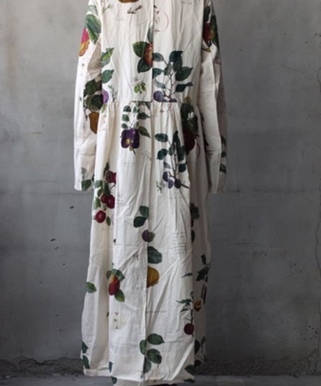 ALEKSANDR MANAMISアレクサンダーマナミ/ LES FRUITS LOOSE FRONT DRESSワンピース / am-26014