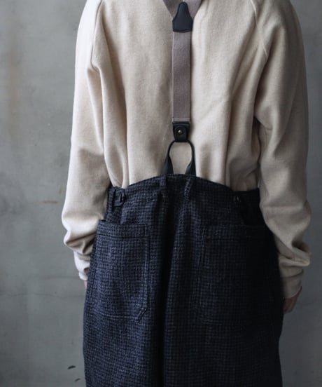 cavane キャヴァネ / Over-pants with suspender wool100パンツ / ca-25162