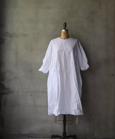 SCHA シャー/ Round Neck 3/4 Sleeve Dress Short "12B-OE" / Sc-24009 (Art#1796)
