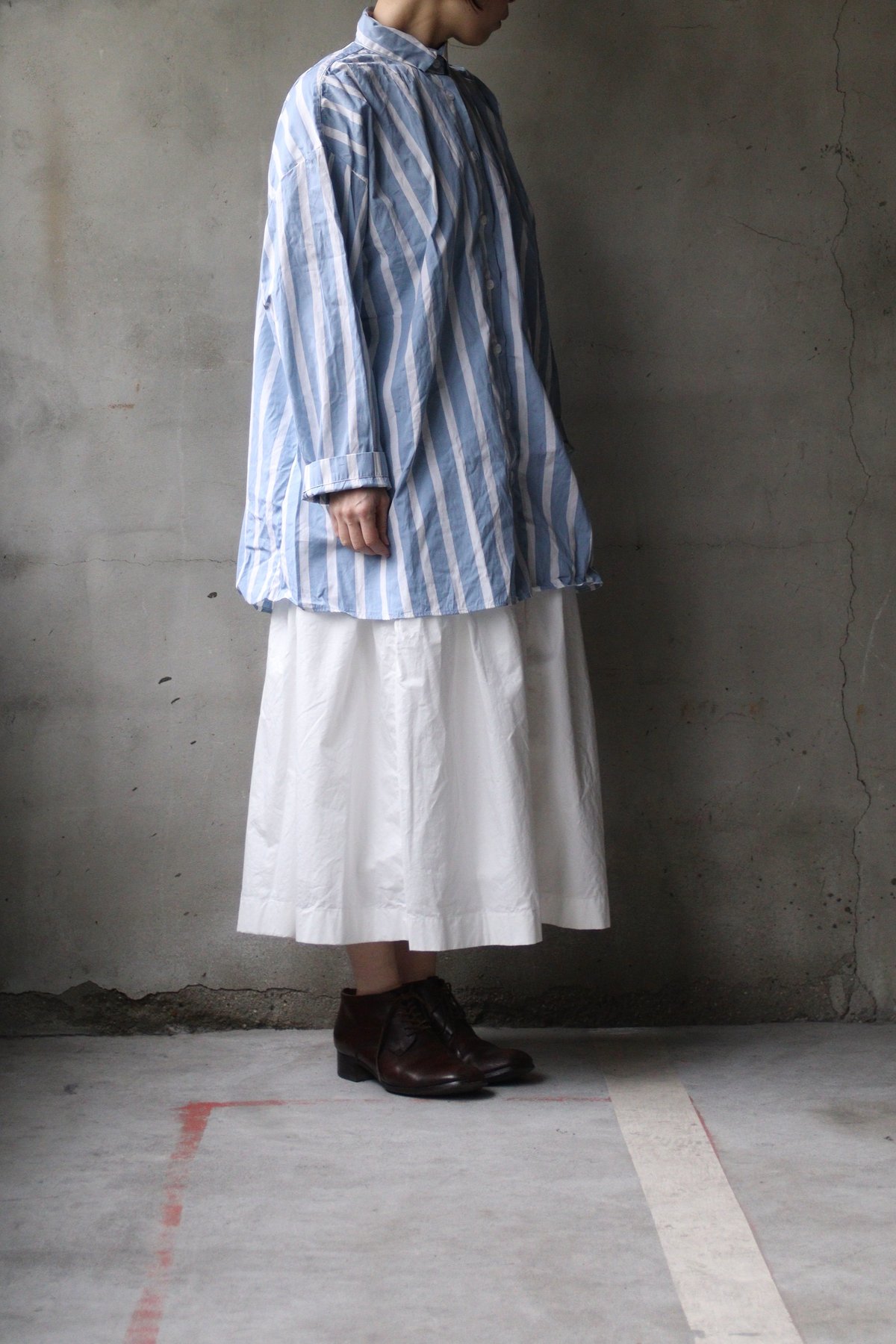 Bergfabel バーグファベル / long over shirtシャツ/ BFWSH89