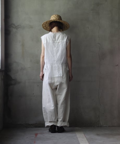 NATIVE VILLAGE ネイティブヴィレッジ / No.03/ peacefulness 平穏 ノースリーブレースブラウス/ na-25021