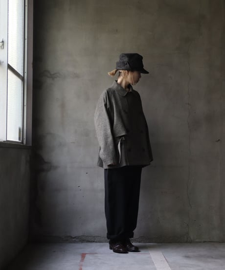 Dulcamara ドゥルカマラ / MixフラノトレンチショートCT UNISEX / dl-22041(D222-C240)