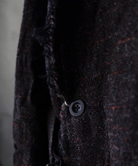KLASICA クラシカ / Cut off Hem Blend Gown Coat" HM-C " / kl-25032A