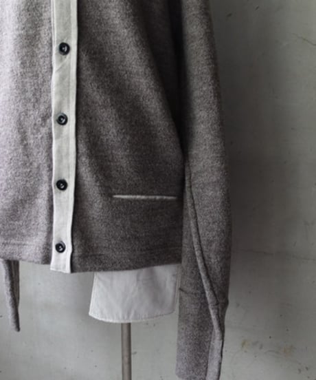 KLASICA クラシカ / Cleric 2tone Cardigan " BLACK DOG BOLD "カーディガン / kl-25028