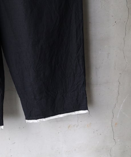 KLASICA クラシカ / Cut off Bold Straight Trousers "GALWAY" WHパンツ/ kl-25012