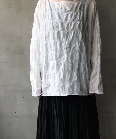 cavane キャヴァネ / Tunic long-sleeve cotton100シャツ / ca-26026