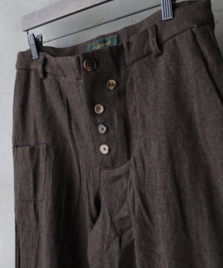 ALEKSANDR MANAMISアレクサンダーマナミ/ ETUIDE 19IEME PANT - VINTAGE WRENトラウザーズ / am-25017