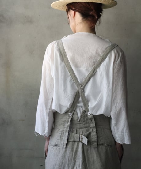 daubドーブ / SUSPENDER PANTS LINEN100パンツ / da-26002(PT31/T101)