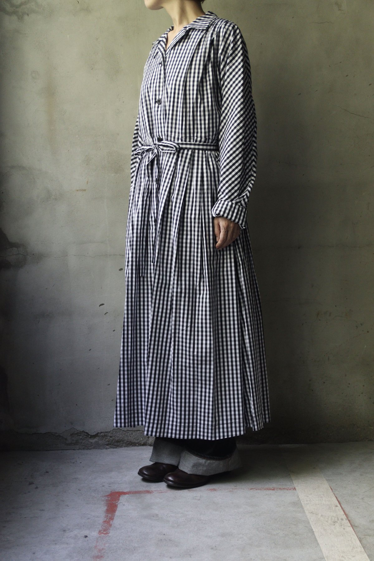 NATIVE VILLAGE プリーツドレス vintage check 新品-