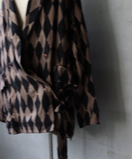 ALEKSANDR MANAMISアレクサンダーマナミ/ WRAP JACKET HARLEQUINジャケット / am-25002