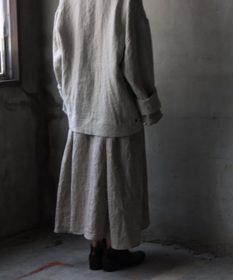 klauseクロイゼ / Belarus Linen綾織/中厚手Gown Short / kla-26008
