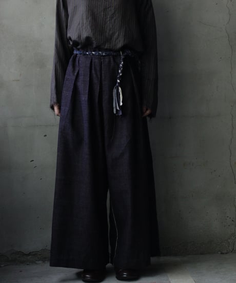 某ソレガシ/ Ami-Belt & Neck vintage fabric編み紐ベルト&ネックレス / so-26012ex