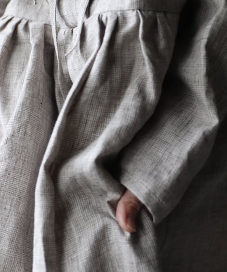 der antagonist デ アンタゴニスト / Dress with drawstring Linenワンピース / D7BLGRC24/25
