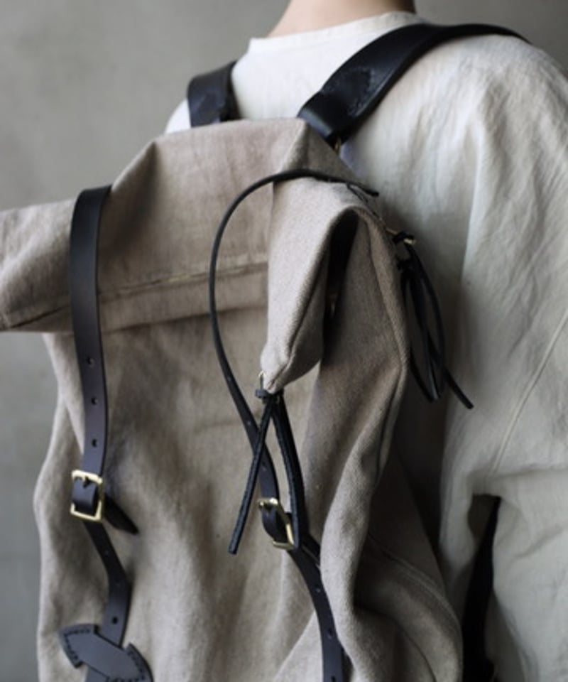 kläuse（クロイゼ）★リネン リュック バックパック ベージュ kläuse（クロイゼ）☆リネン リュック バックパック ベージュ｜kläuse