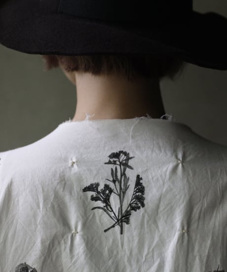 Cavalier Meiko Takahashi / Collarless garden shirt #39/ Me-23007