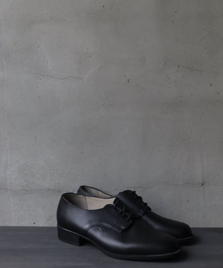 Euro select ユーロセレクト  / Dead stock French service Blucher plain toe革靴  / eu-22001
