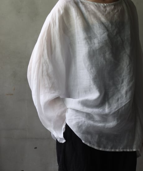 cavane キャヴァネ / Tunic long-sleeve Linen100シャツ / ca-25122