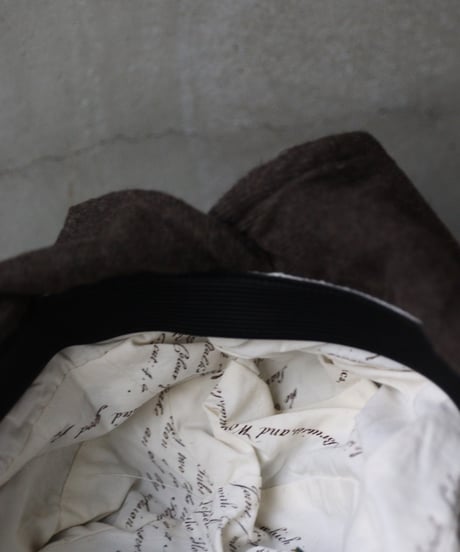 ALEKSANDR MANAMISアレクサンダーマナミ/ AM NEWSBOY CAP - VINTAGE WREN帽子/ am-25027