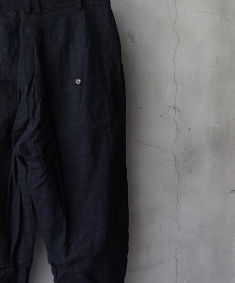 ALEKSANDR MANAMISアレクサンダーマナミ/ BLACK CHECK LOOSE PANT - CHECKED BLACKトラウザーズ / am-25022