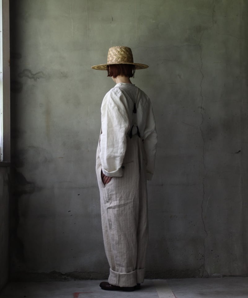 klauseクロイゼ / Overalls C/L Stripeオーバーオール/ kla-25