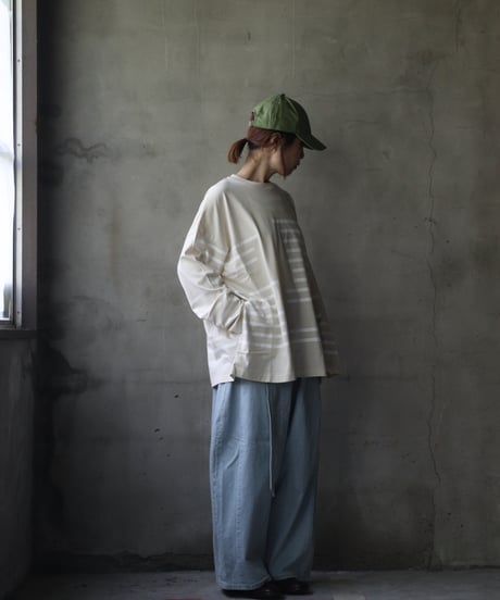 Dulcamaraドゥルカマラ / グリッチボーダーロンT UNISEX / dl-24015(D224-T1187)