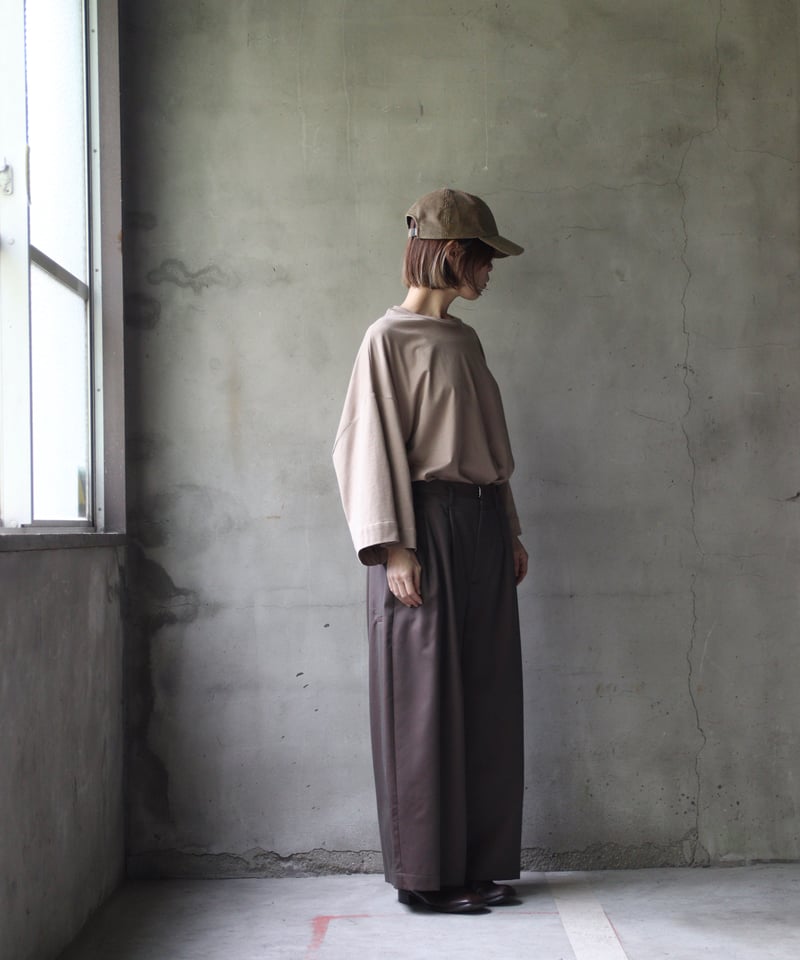 dulcamara スティックアウトPT 2 グレー ワイドパンツ 23ss Dulcamara ドゥルカマラ / よそいきスティックアウトPT UNISEX