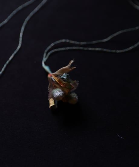 Antonia Rossi (Antomoon)/ Embroidered Heart Necklaceネックレス / An-25044