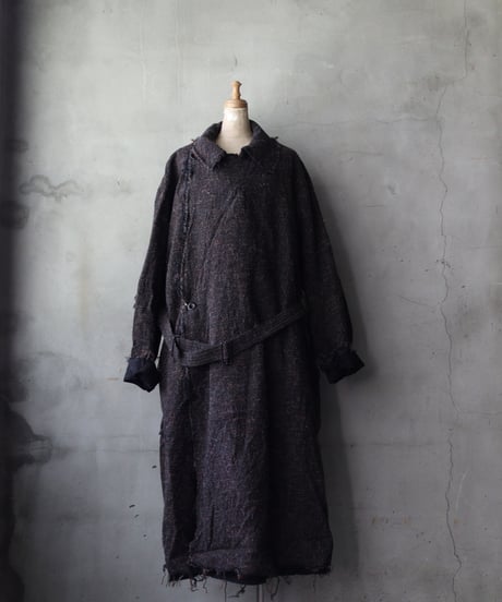 KLASICA クラシカ / Cut off Hem Blend Gown Coat" HM-C " / kl-25032A