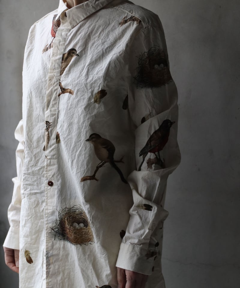 ALEKSANDR MANAMISアレクサンダーマナミ/ LONG BIRD SHIRTシャツ ALEKSANDR MANAMISアレクサンダーマナミ/ LONG BIRD SHIRTシャツ