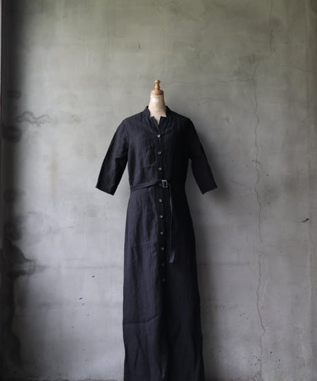 BIEK VERSTAPPEN /DRESS WITH BELTワンピース/ Bie-25016(DR01-F)