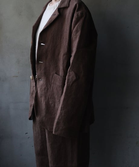 der antagonist デ アンタゴニスト / Belgian linen locksmith jacketジャケット /J30BLTB23/24