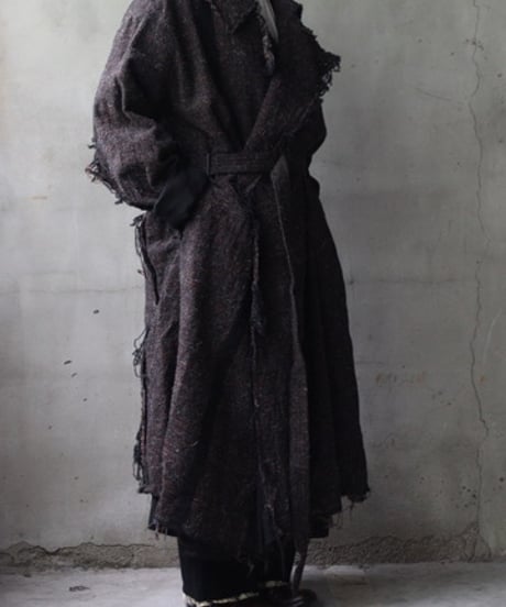 KLASICA クラシカ / Cut off Hem Blend Gown Coat" HM-C " / kl-25032
