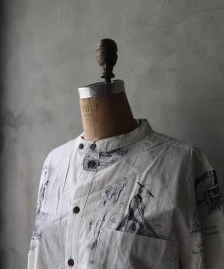 ALEKSANDR MANAMISアレクサンダーマナミ/ THE HUNTER COLLAR STAND SHIRTシャツ / am-24035