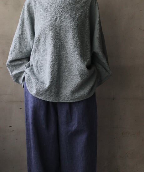 cavane キャヴァネ / Tunic long-sleeve Cotton&Woolシャツ / ca-25152