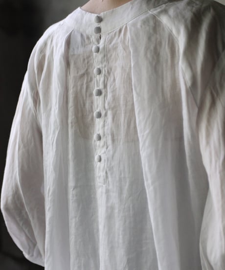 cavane キャヴァネ / Over Tuck Linen100 Dressワンピース / ca-25103