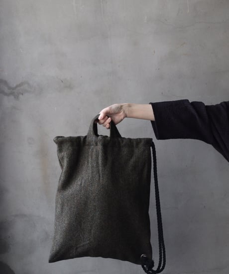 cavane キャヴァネ / Rope sack wool100バッグ/ ca-25170