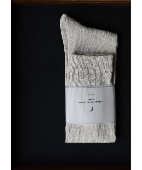 cavane キャヴァネ / Linen socksリネンソックス / ca-22803