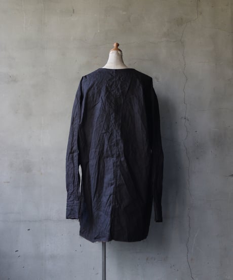KLASICA クラシカ / Split Raglan Collar Less Shirts "SH-044"-BGシャツ / kl-25004
