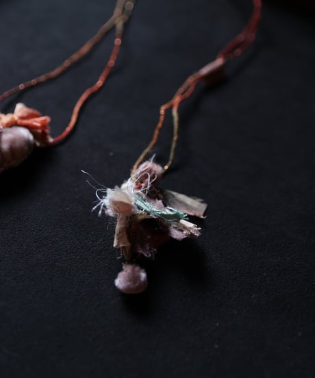 Antonia Rossi (Antomoon)/ Embroidered Heart Necklaceネックレス / An-25043