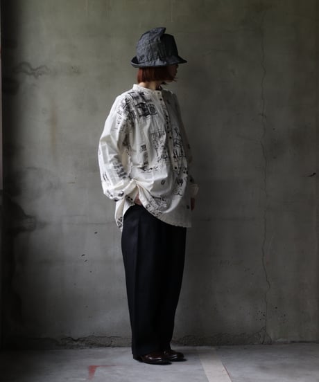 ALEKSANDR MANAMISアレクサンダーマナミ/ LES CREATURES TONGUE SHIRT ORNAMENTシャツ / am-25003