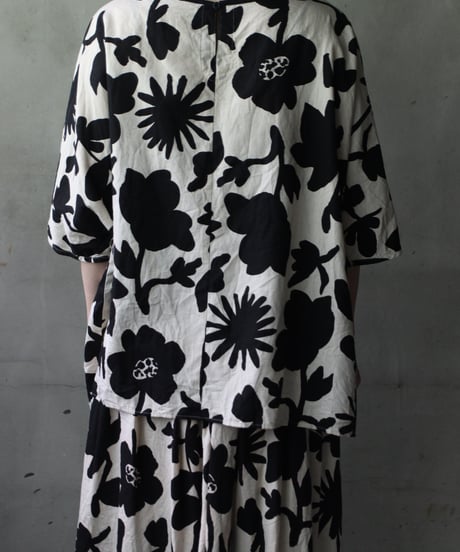 cavane キャヴァネ / Tunic half-sleeve Cotton/Linen100シャツ / ca-25080