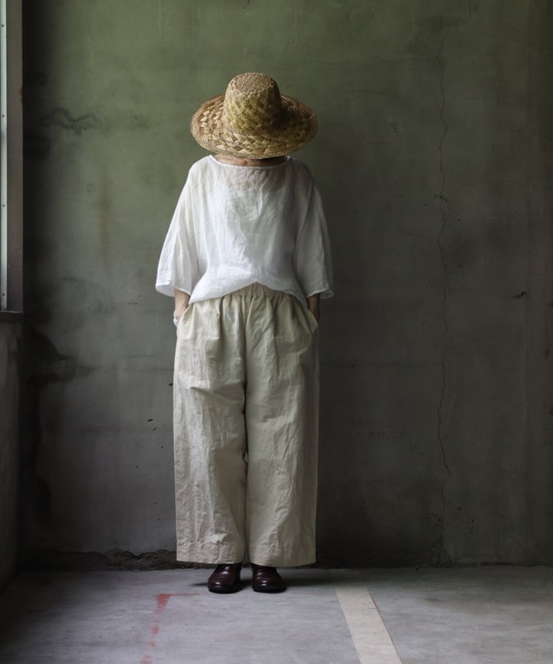cavane キャヴァネ / Tunic half-sleeve Linen100シャツ / 