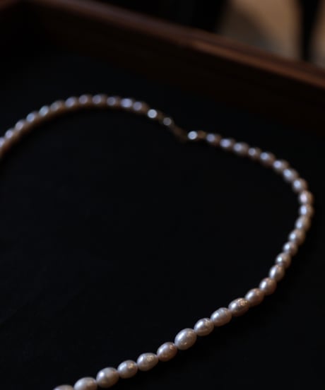 Atelier Inscrire アトリエ インスクリール / COSTUME JEWELLERY SHUNGITE NECKLACEネックレス / At-25025
