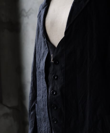 KLASICA クラシカ / Layered front Short Jacket "ARDOISE" RSジャケット / kl-25017