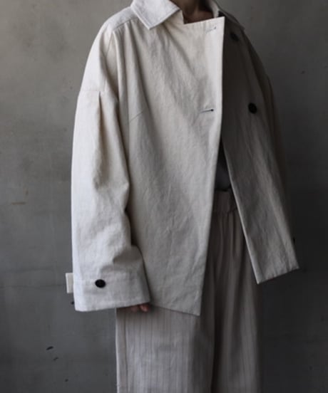 cavane キャヴァネ / Short trench JK Cotton&Linen100ショートトレンチ / ca-26045