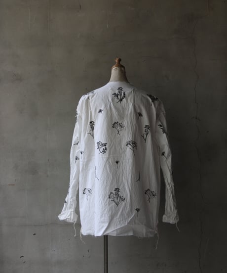 Cavalier Meiko Takahashi / Collarless garden shirt #39/ Me-23007