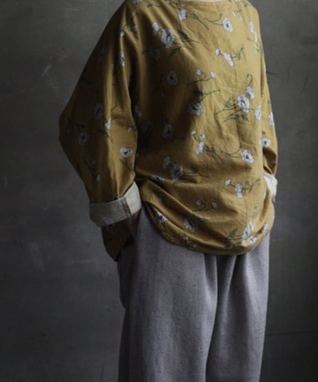 cavane キャヴァネ / Brushed-Cotton Long-sleeveシャツ / ca-24201