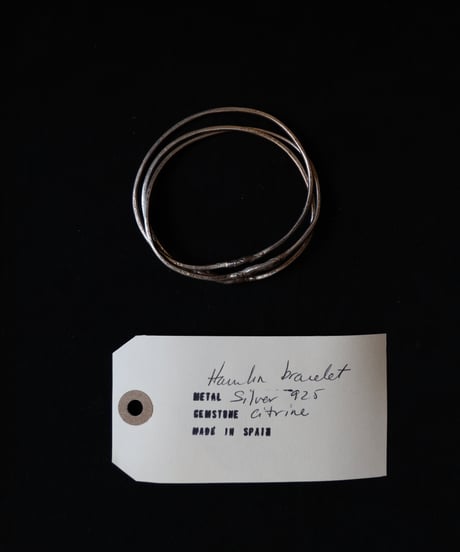 Atelier Inscrire アトリエ インスクリール / COSTUME JEWELLERY HAMLIN BRACELET / At-25030